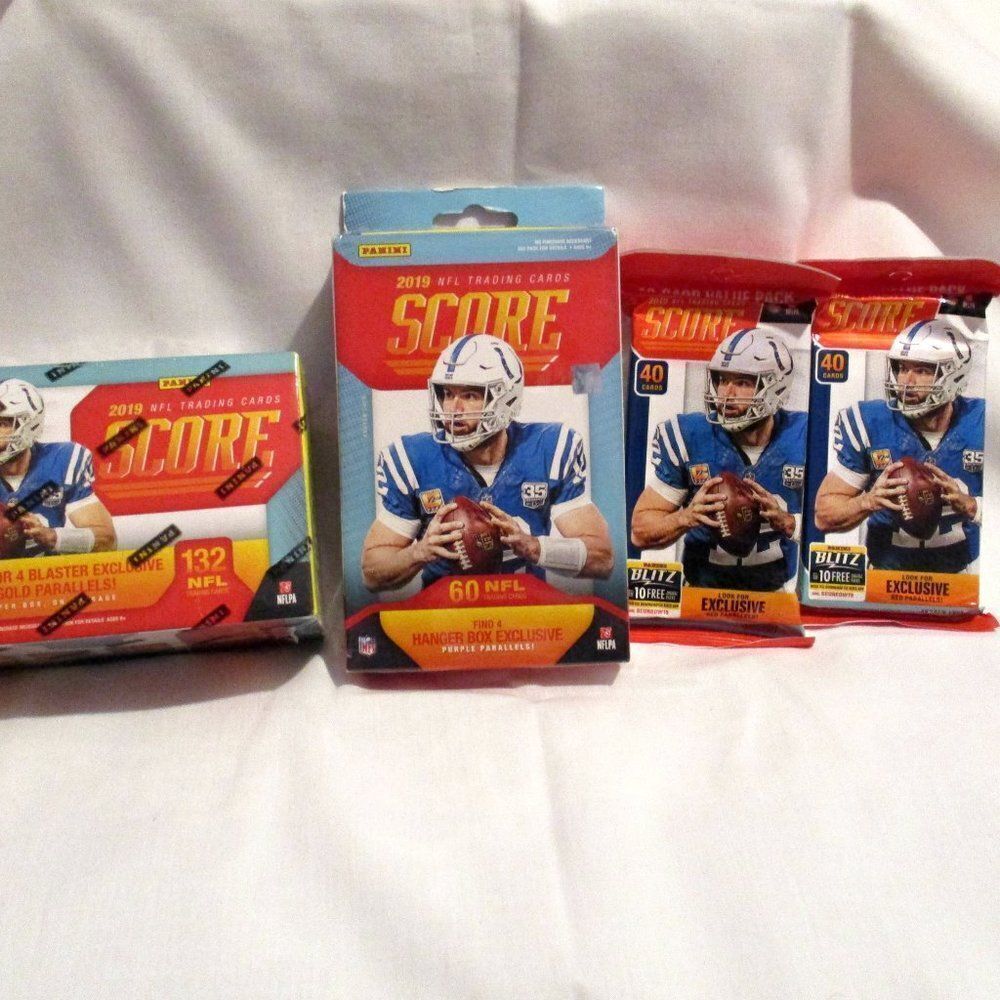 2019 Panini Score Football Hanger Box and …